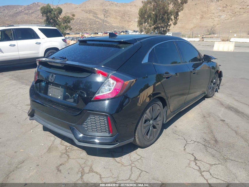 2018 Honda Civic VIN SHHFK7H52JU428456 IAAI salvage auction — FRONT END, Salvage (California), sold $1,550 on 2026-07-28 (photo 4)