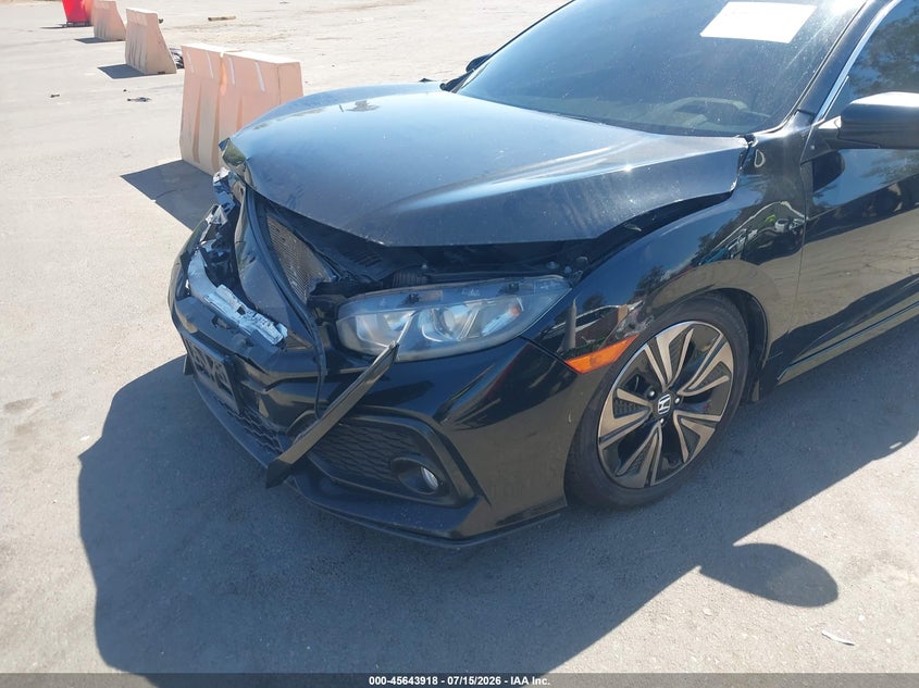 2018 Honda Civic VIN SHHFK7H52JU428456 IAAI salvage auction — FRONT END, Salvage (California), sold $1,550 on 2026-07-28 (photo 6)