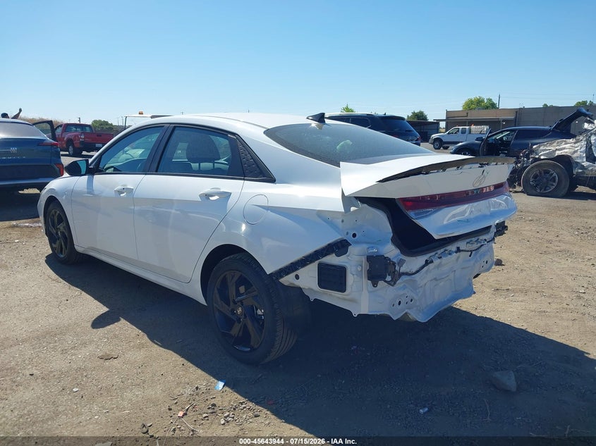 2026 Hyundai Elantra VIN KMHLM4DG4TU214370 IAAI salvage auction — REAR END, Enterprise Vehicles Clear Only (California), sold $25 on 2026-07-22 (photo 3)