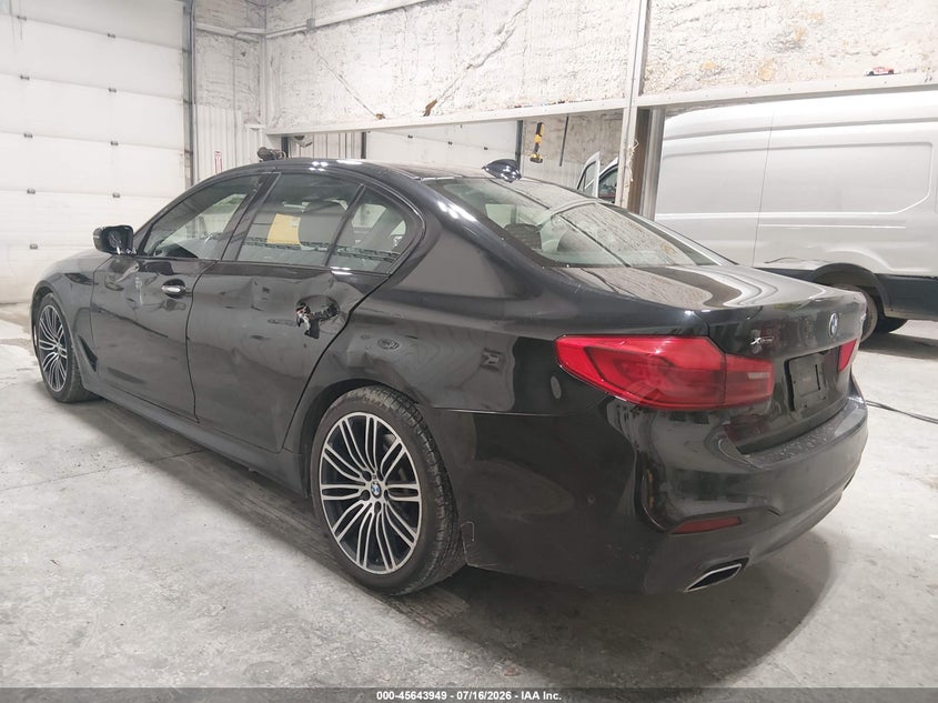 2017 BMW 5er VIN WBAJE7C38HG890946 IAAI salvage auction — LEFT SIDE, Bill Of Sale (Alaska), sold $14,200 on 2026-07-31 (photo 3)