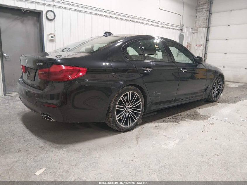 2017 BMW 5er VIN WBAJE7C38HG890946 IAAI salvage auction — LEFT SIDE, Bill Of Sale (Alaska), sold $14,200 on 2026-07-31 (photo 4)