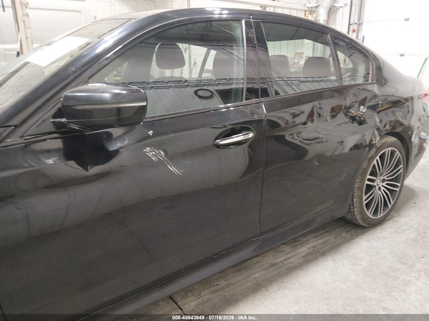 2017 BMW 5er VIN WBAJE7C38HG890946 IAAI salvage auction — LEFT SIDE, Bill Of Sale (Alaska), sold $14,200 on 2026-07-31 (photo 6)