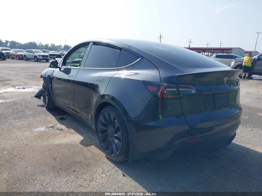 2024 Tesla Model y VIN 7SAYGDEF0RF052491 IAAI salvage auction — FRONT END, Salvage (Louisiana), sold $10,100 on 2026-08-30 (photo 3)