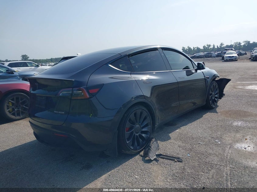 2024 Tesla Model y VIN 7SAYGDEF0RF052491 IAAI salvage auction — FRONT END, Salvage (Louisiana), sold $10,100 on 2026-08-30 (photo 4)