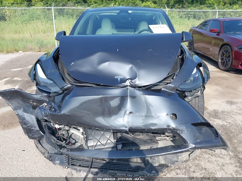 2024 Tesla Model y VIN 7SAYGDEF0RF052491 IAAI salvage auction — FRONT END, Salvage (Louisiana), sold $10,100 on 2026-08-30 (photo 6)