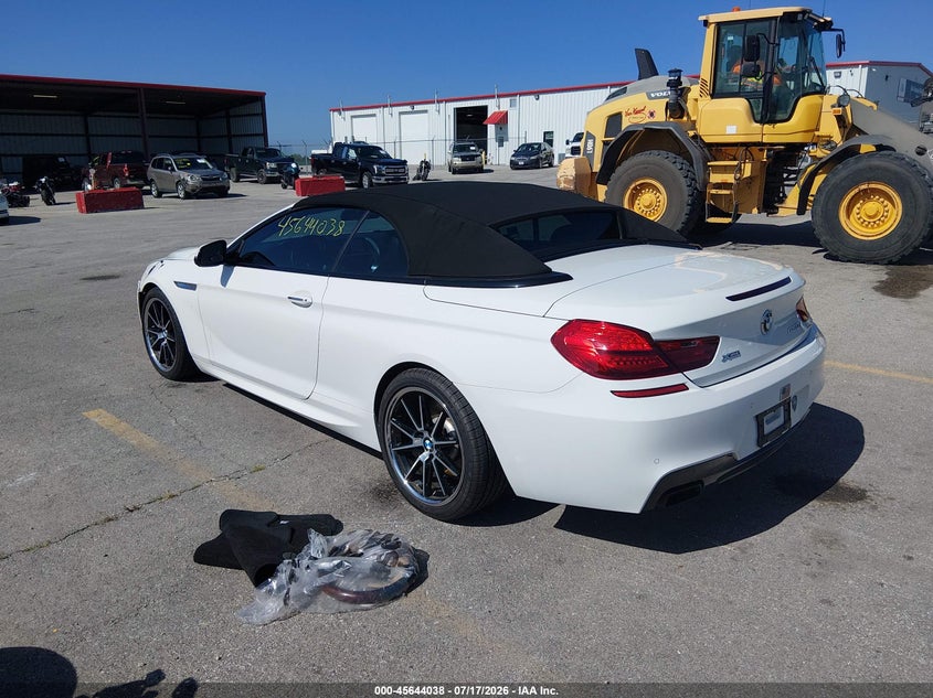 2018 BMW 6er VIN WBA6F7C5XJG232331 IAAI salvage auction — FRONT END, Salvage (Missouri), sold $11,000 on 2026-08-13 (photo 3)