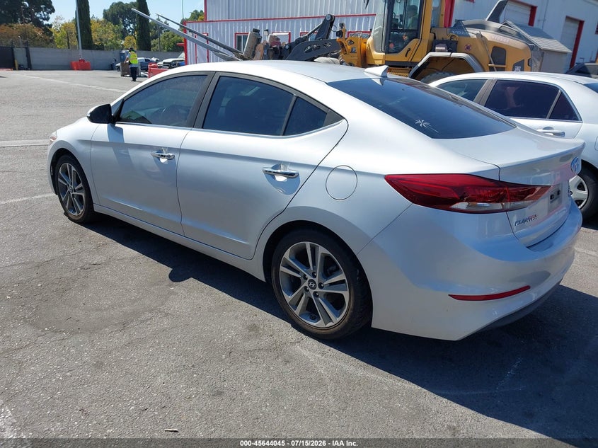 2017 Hyundai Elantra VIN KMHD84LF8HU224022 IAAI salvage auction — NORMAL WEAR, Clear - Dealer Only (California), sold $825 on 2026-07-23 (photo 3)