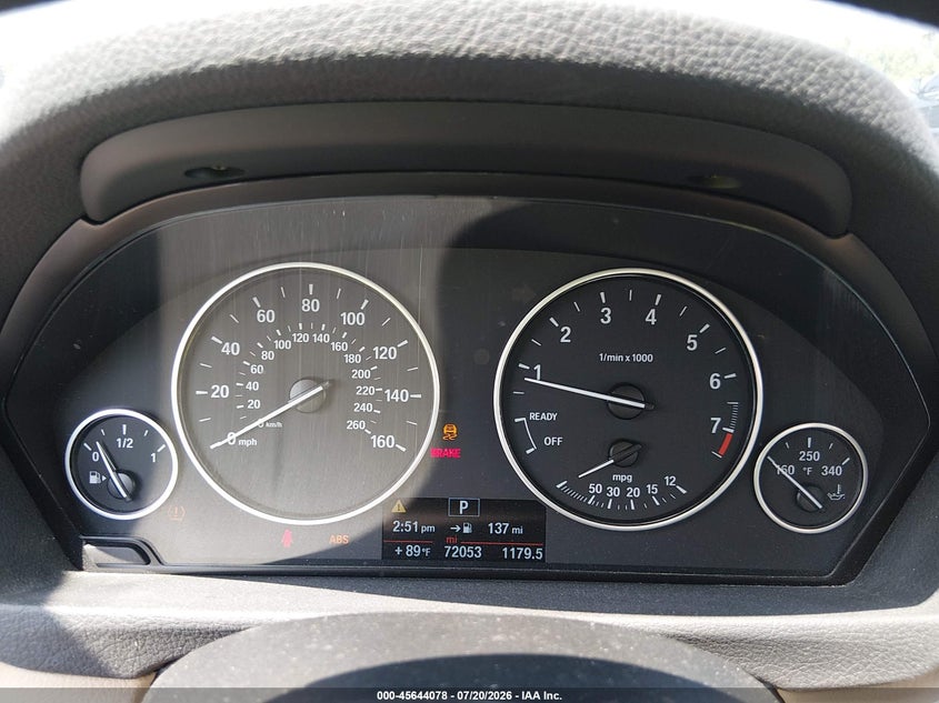 2014 BMW 3er VIN WBA3A5G59ENP31459 IAAI salvage auction — UNKNOWN, Salvage - Greater Than 75% (Maryland), sold $3,450 on 2026-08-03 (photo 7)