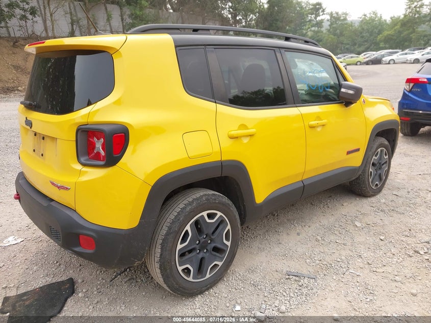 2016 Jeep Renegade VIN ZACCJBCTXGPD66144 IAAI salvage auction — FRONT END, Salvage Title, sold $1,600 on 2026-08-19 (photo 4)