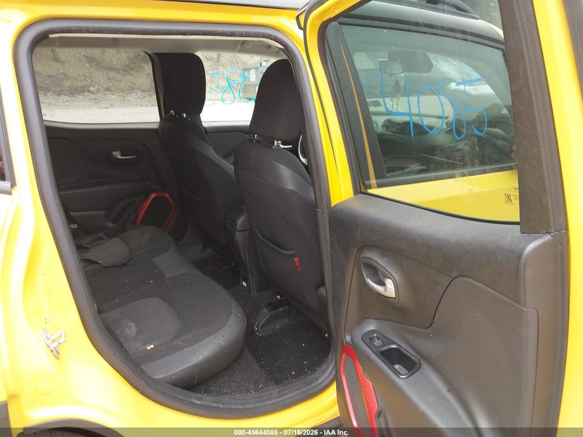 2016 Jeep Renegade VIN ZACCJBCTXGPD66144 IAAI salvage auction — FRONT END, Salvage Title, sold $1,600 on 2026-08-19 (photo 8)