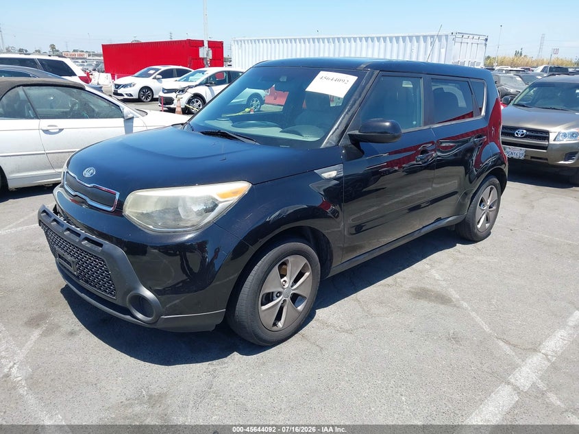 2014 Kia Soul VIN KNDJN2A2XE7052364 IAAI salvage auction — RIGHT FRONT, Salvage (California), sold $25 on 2026-07-23 (photo 2)
