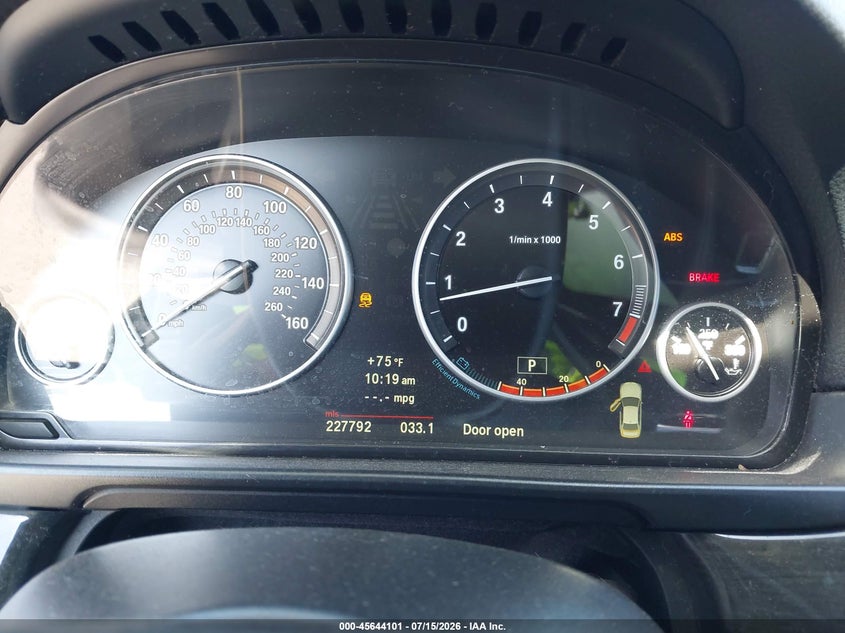 2012 BMW 5 series VIN WBAXG5C56CDX05104 IAAI salvage auction — NORMAL WEAR, Clear - Dealer Only (California), sold $1,325 on 2026-07-29 (photo 7)