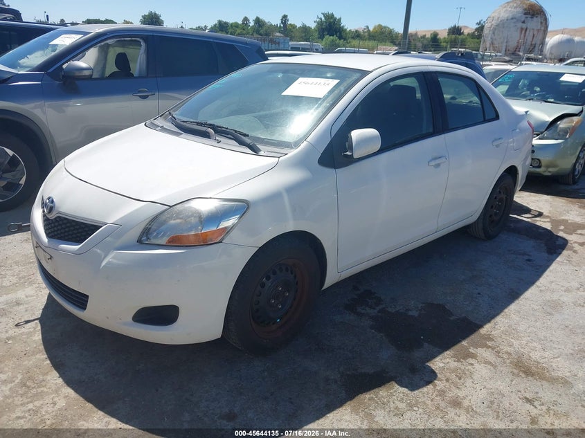 2010 Toyota Yaris VIN JTDBT4K32A1383434 IAAI salvage auction — NORMAL WEAR, Clear - Dealer Only (California), sold $1,250 on 2026-07-30 (photo 2)