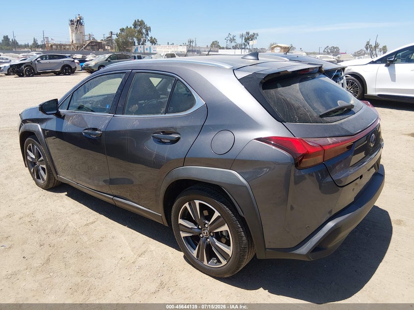 2022 Lexus Ux VIN JTHX3JBH5N2045945 IAAI salvage auction — FRONT END, Salvage (California), sold $9,050 on 2026-07-29 (photo 3)