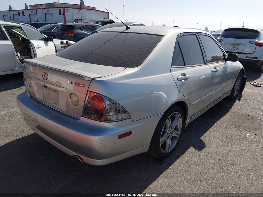 2002 Lexus Is 300 VIN JTHBD192620058042 IAAI salvage auction — FRONT END, Salvage (California), sold $600 on 2026-07-30 (photo 4)