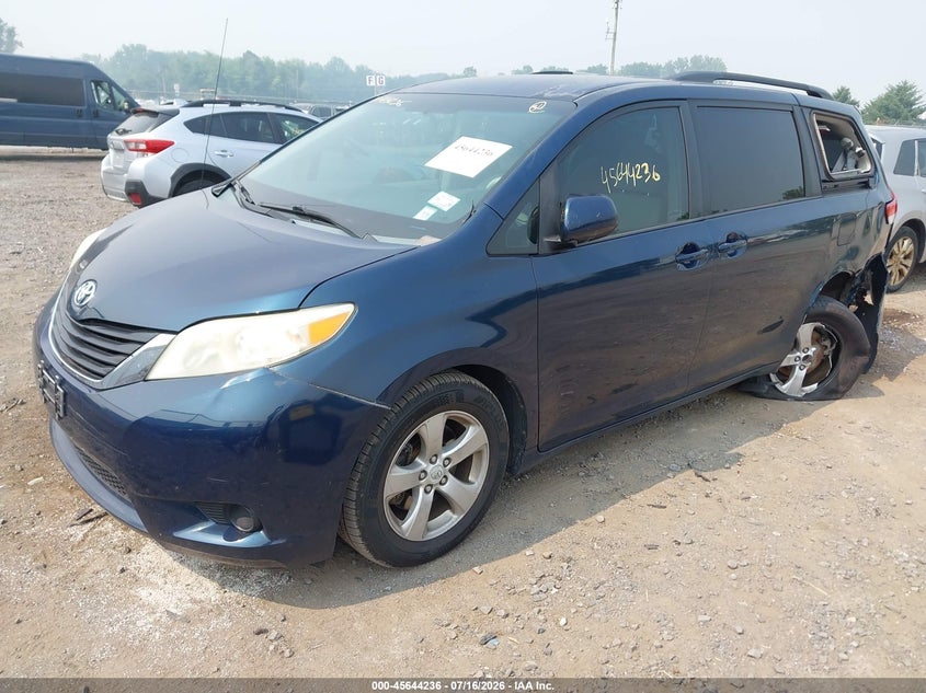 2011 Toyota Sienna VIN 5TDKK3DC0BS156600 IAAI salvage auction — LEFT REAR, Mv-907A (New York), sold $925 on 2026-07-28 (photo 2)