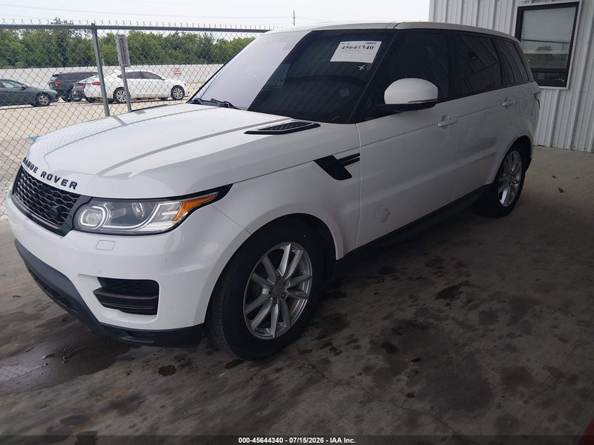 2016 Land rover Range rover sport VIN SALWG2KF0GA598395 IAAI salvage auction — UNKNOWN, Original (Texas), sold $7,500 on 2026-07-31 (photo 2)