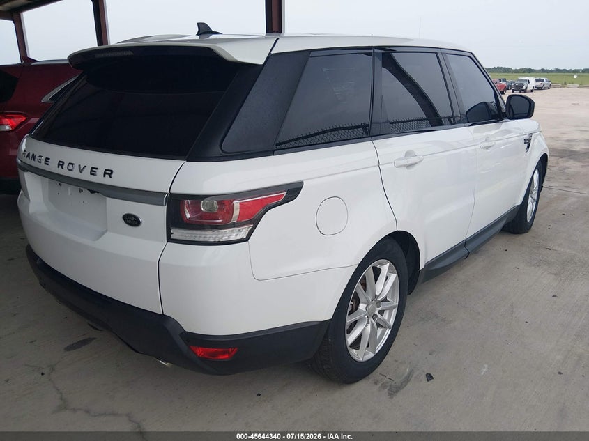 2016 Land rover Range rover sport VIN SALWG2KF0GA598395 IAAI salvage auction — UNKNOWN, Original (Texas), sold $7,500 on 2026-07-31 (photo 4)