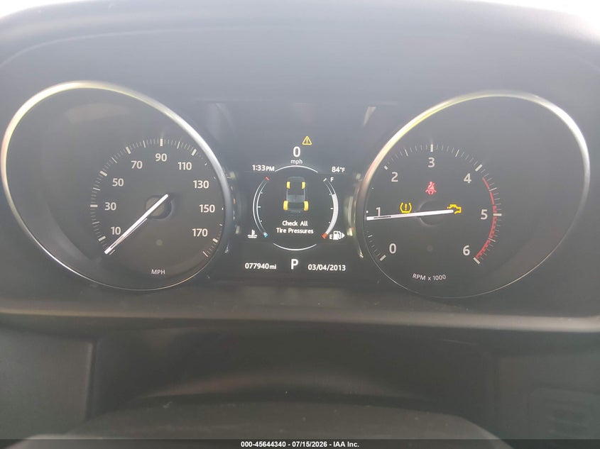 2016 Land rover Range rover sport VIN SALWG2KF0GA598395 IAAI salvage auction — UNKNOWN, Original (Texas), sold $7,500 on 2026-07-31 (photo 7)