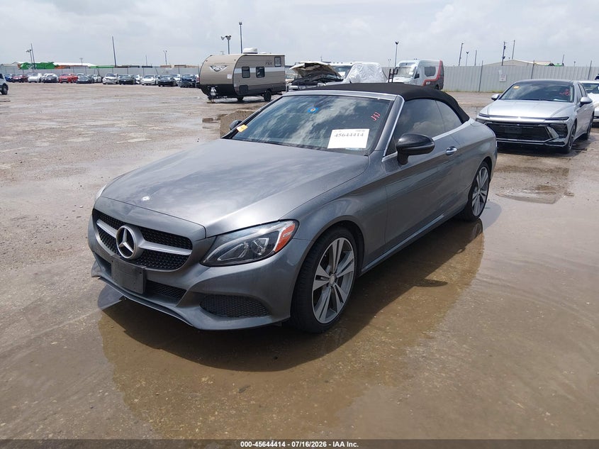 2017 Mercedes-benz C-klasse VIN WDDWK4JB7HF494061 IAAI salvage auction — FRESH WATER, Salvage (Texas), sold $5,225 on 2026-08-12 (photo 2)