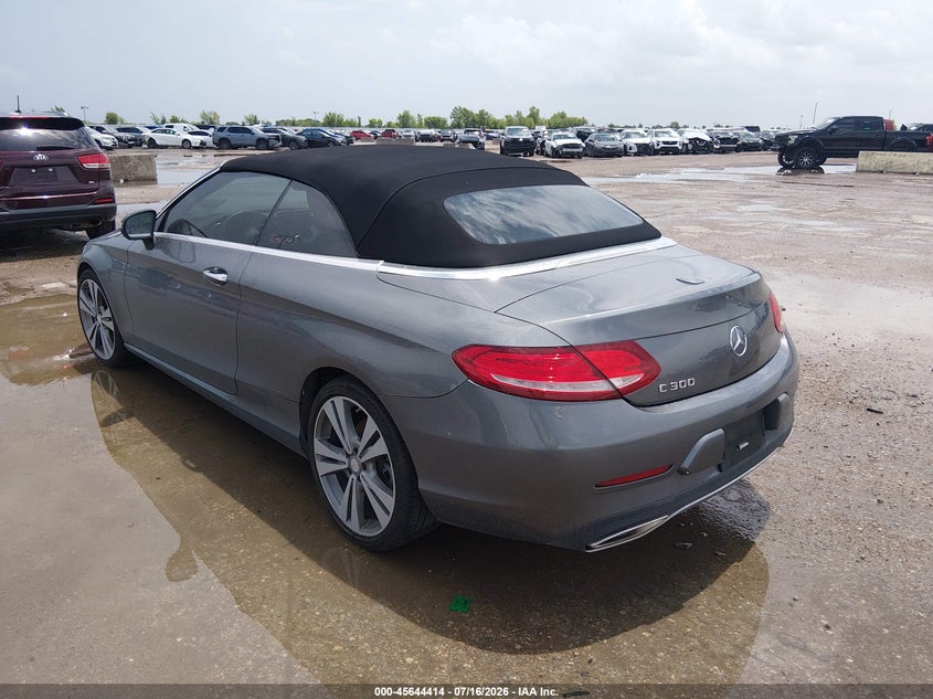 2017 Mercedes-benz C-klasse VIN WDDWK4JB7HF494061 IAAI salvage auction — FRESH WATER, Salvage (Texas), sold $5,225 on 2026-08-12 (photo 3)