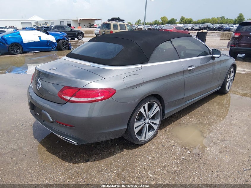 2017 Mercedes-benz C-klasse VIN WDDWK4JB7HF494061 IAAI salvage auction — FRESH WATER, Salvage (Texas), sold $5,225 on 2026-08-12 (photo 4)
