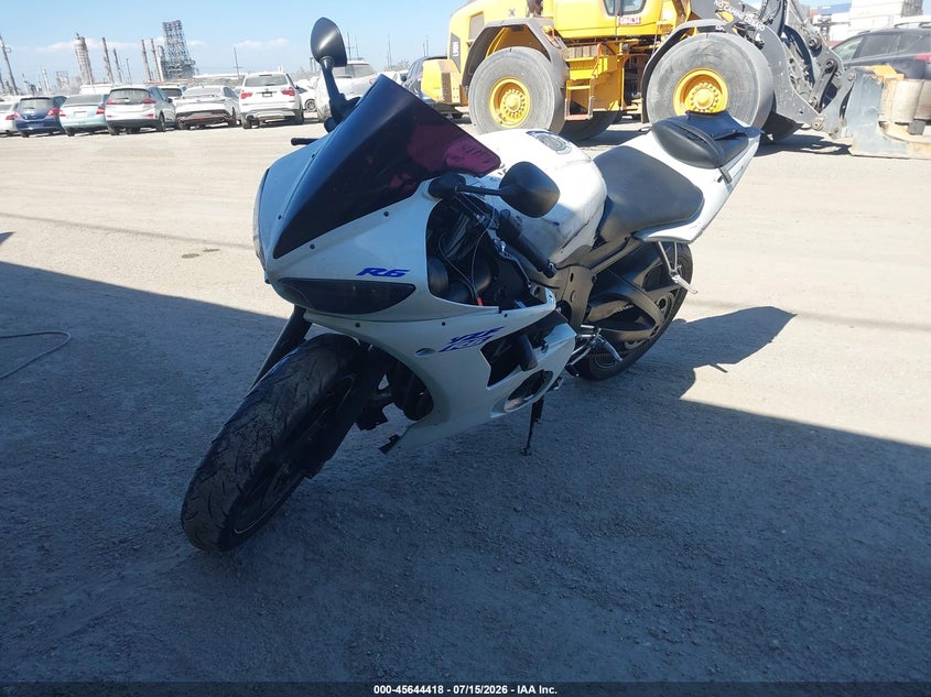 2007 Yamaha Yzfr6 VIN JYARJ06Y07A007208 IAAI salvage auction — ELECTRICAL, Salvage (California), sold $525 on 2026-07-29 (photo 2)