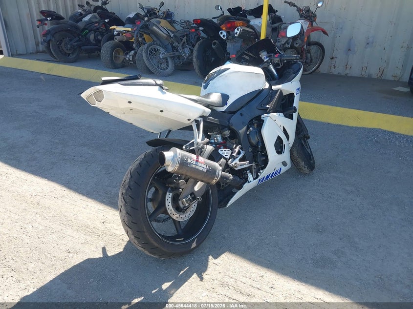 2007 Yamaha Yzfr6 VIN JYARJ06Y07A007208 IAAI salvage auction — ELECTRICAL, Salvage (California), sold $525 on 2026-07-29 (photo 4)