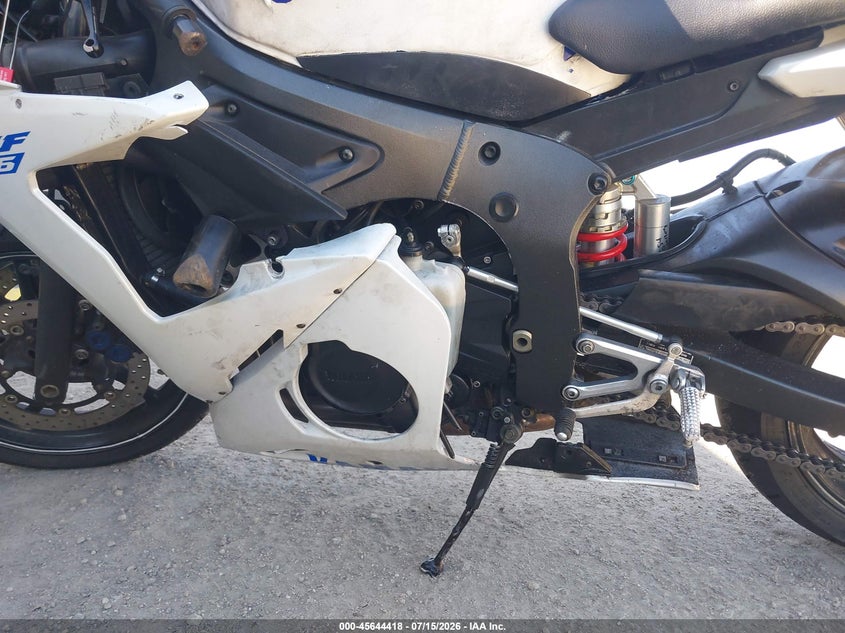 2007 Yamaha Yzfr6 VIN JYARJ06Y07A007208 IAAI salvage auction — ELECTRICAL, Salvage (California), sold $525 on 2026-07-29 (photo 9)
