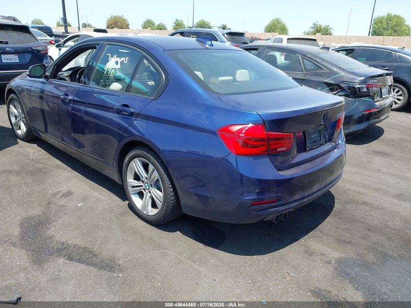2016 BMW 3er VIN WBA8E9G53GNT84327 IAAI salvage auction — SIDE, Wait Title, sold $2,200 on 2026-07-31 (photo 3)