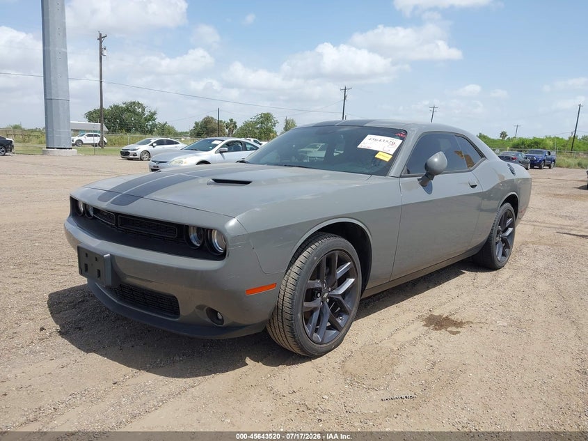 2023 Dodge Challenger VIN 2C3CDZAG4PH648873 IAAI salvage auction — LEFT FRONT, Wait Title, sold $10,600 on 2026-08-28 (photo 2)