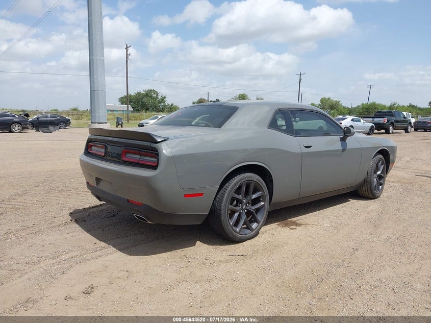 2023 Dodge Challenger VIN 2C3CDZAG4PH648873 IAAI salvage auction — LEFT FRONT, Wait Title, sold $10,600 on 2026-08-28 (photo 4)