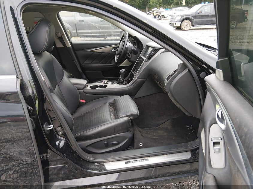 2017 Infiniti Q50 VIN JN1EV7AR9HM830609 IAAI salvage auction — ALL OVER, Salvage (Pennsylvania), sold $1,050 on 2026-07-31 (photo 5)