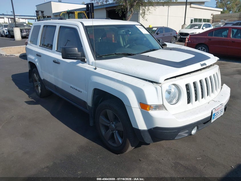 2017 Jeep Liberty (patriot) VIN 1C4NJPBA4HD200837 IAAI salvage auction — LEFT FRONT, Salvage Title, sold $1,650 on 2026-07-19 (photo 1)