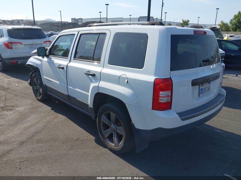 2017 Jeep Liberty (patriot) VIN 1C4NJPBA4HD200837 IAAI salvage auction — LEFT FRONT, Salvage Title, sold $1,650 on 2026-07-19 (photo 3)