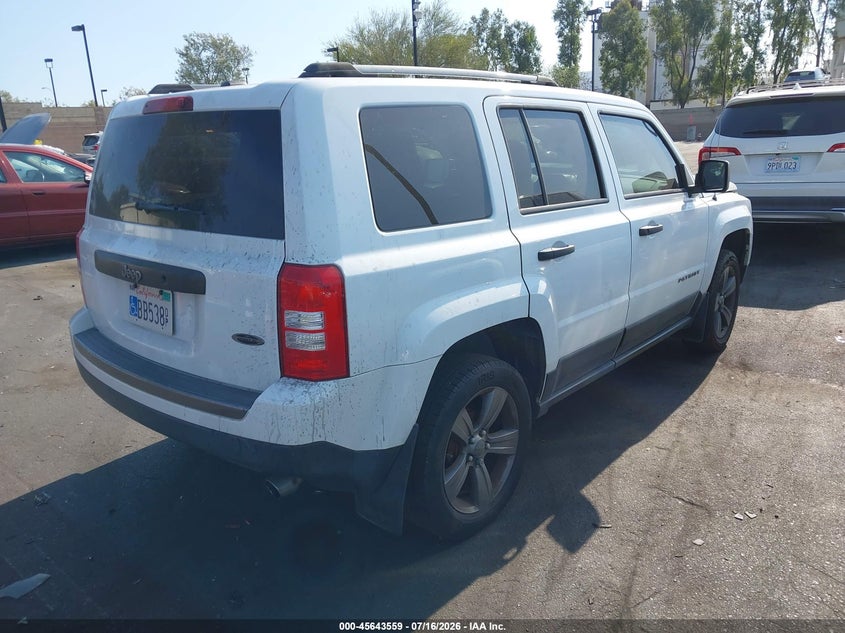 2017 Jeep Liberty (patriot) VIN 1C4NJPBA4HD200837 IAAI salvage auction — LEFT FRONT, Salvage Title, sold $1,650 on 2026-07-19 (photo 4)