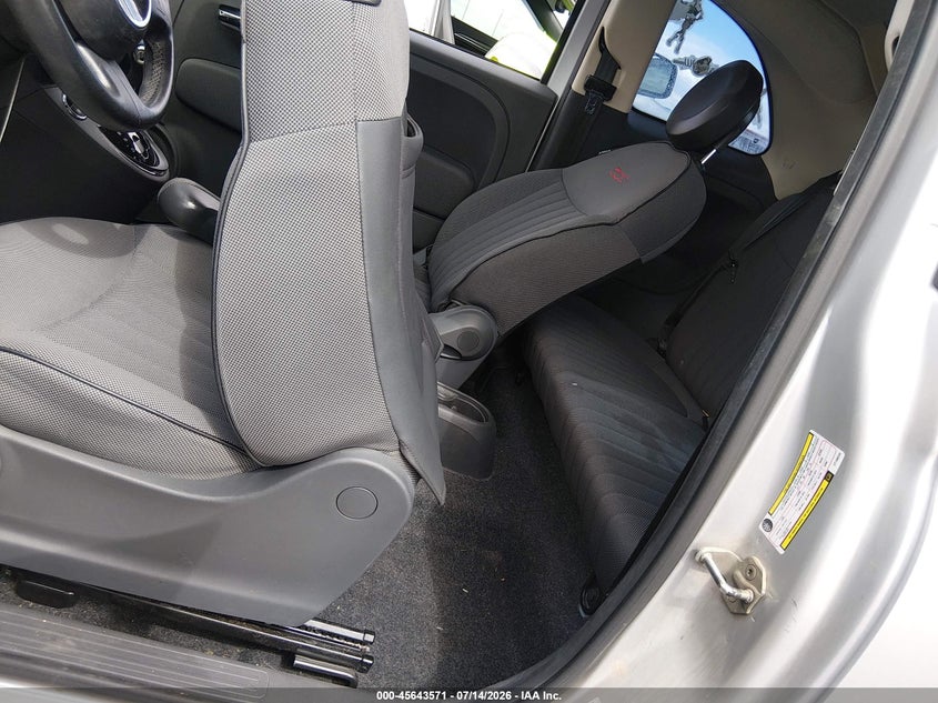 2012 Fiat 500 VIN 3C3CFFER9CT109249 IAAI salvage auction — NORMAL WEAR, Salvage Title, sold $25 on 2026-07-31 (photo 8)