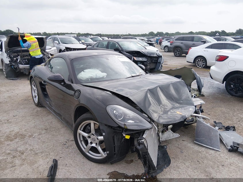 2021 Porsche 718 cayman VIN WP0AA2A80MS260457 — IAAI salvage auction photo