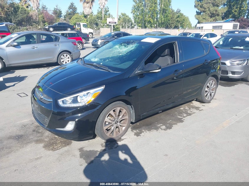 2017 Hyundai Accent VIN KMHCU5AEXHU355380 IAAI salvage auction — NORMAL WEAR, Clear - Dealer Only (California), sold $825 on 2026-07-29 (photo 2)