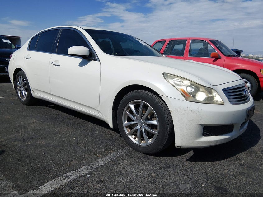 2008 Infiniti G35 VIN JNKBV61F08M253404 IAAI salvage auction — NORMAL WEAR, Clear (Utah), sold $875 on 2026-07-31 (photo 1)