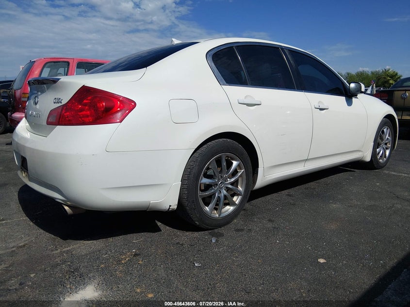 2008 Infiniti G35 VIN JNKBV61F08M253404 IAAI salvage auction — NORMAL WEAR, Clear (Utah), sold $875 on 2026-07-31 (photo 4)