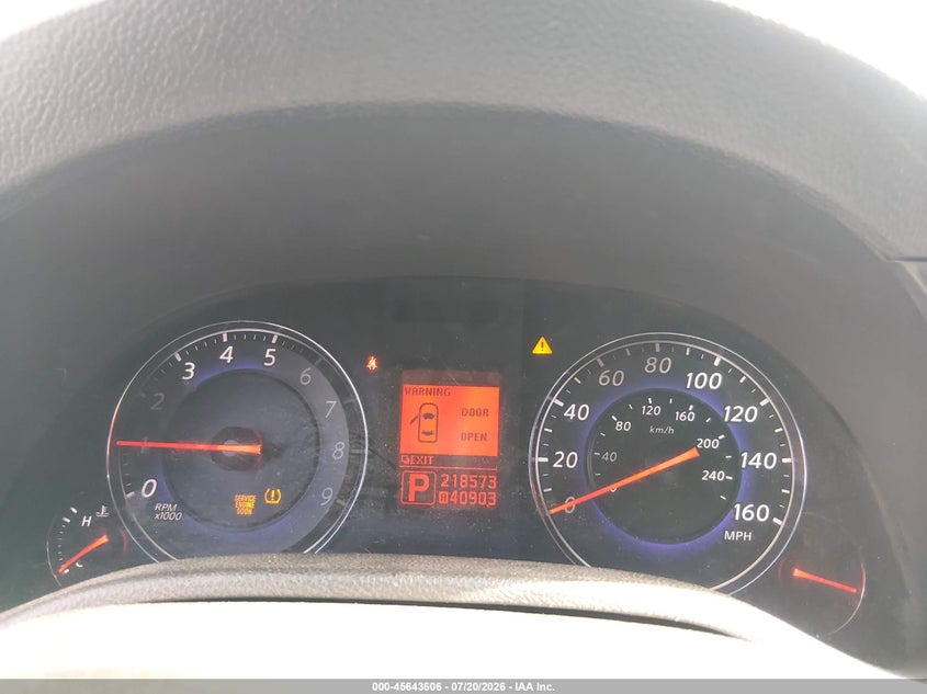 2008 Infiniti G35 VIN JNKBV61F08M253404 IAAI salvage auction — NORMAL WEAR, Clear (Utah), sold $875 on 2026-07-31 (photo 7)
