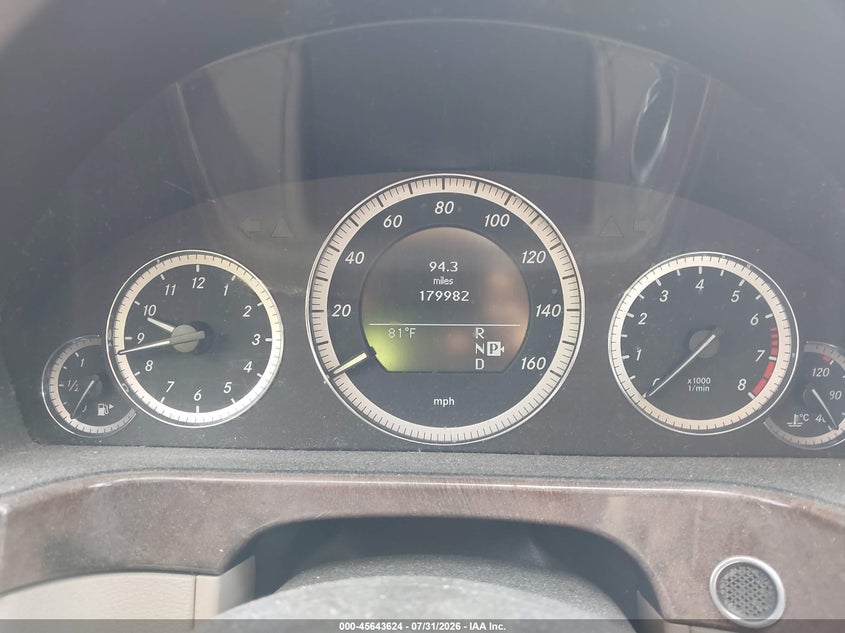 2011 Mercedes-benz E-class VIN WDDHF8HB6BA455069 IAAI salvage auction — FRONT END, Reconstructed (Massachusetts), sold $525 on 2026-08-11 (photo 7)