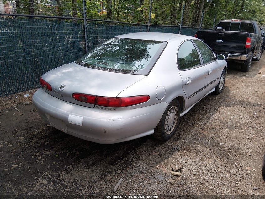 1998 Mercury Sable VIN 1MEFM50U3WA634323 IAAI salvage auction — NORMAL WEAR, Clear (Virginia), sold $25 on 2026-07-23 (photo 4)