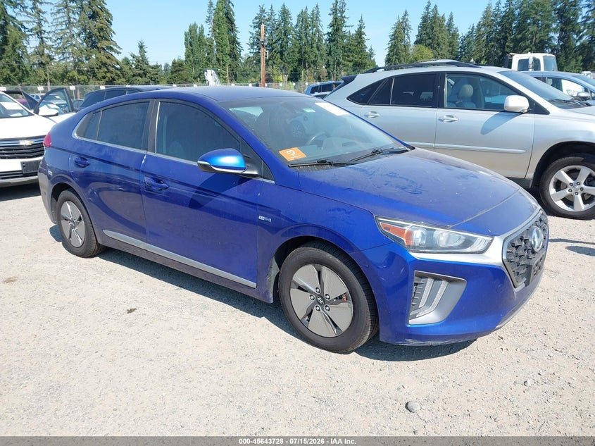 2020 Hyundai Ioniq hybrid VIN KMHC75LC6LU234812 IAAI salvage auction — NORMAL WEAR, Clear (Washington), sold $1,550 on 2026-07-29 (photo 1)