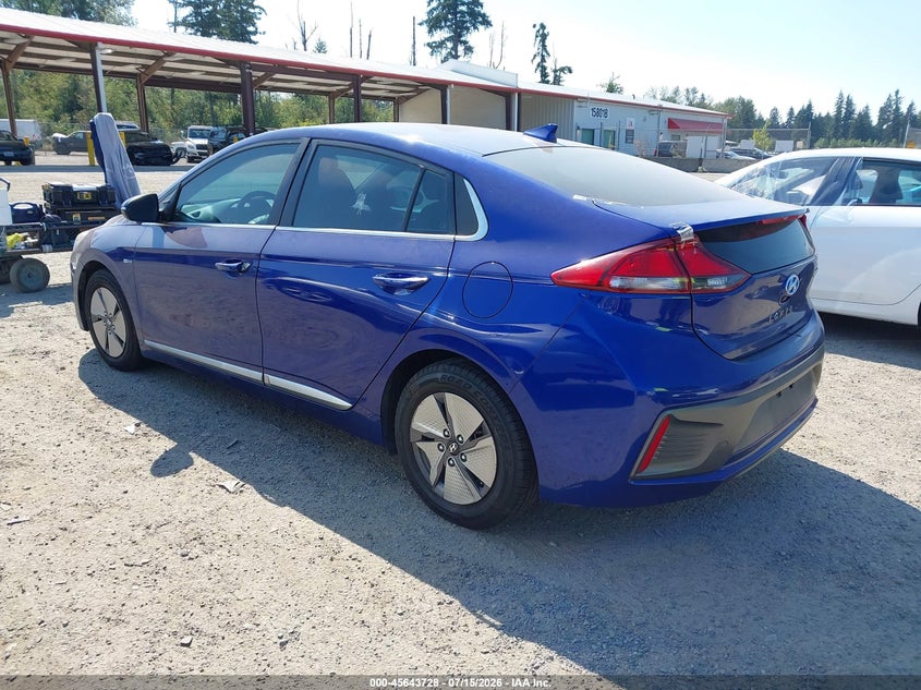 2020 Hyundai Ioniq hybrid VIN KMHC75LC6LU234812 IAAI salvage auction — NORMAL WEAR, Clear (Washington), sold $1,550 on 2026-07-29 (photo 3)