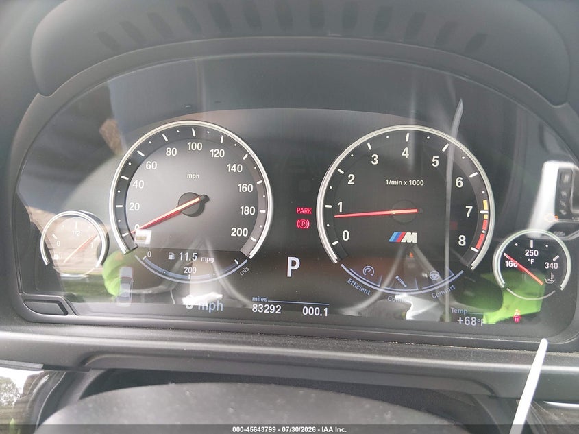 2013 BMW M5 VIN WBSFV9C53DC773274 IAAI salvage auction — FRONT END, Salvage Title, sold $11,800 on 2026-08-26 (photo 7)