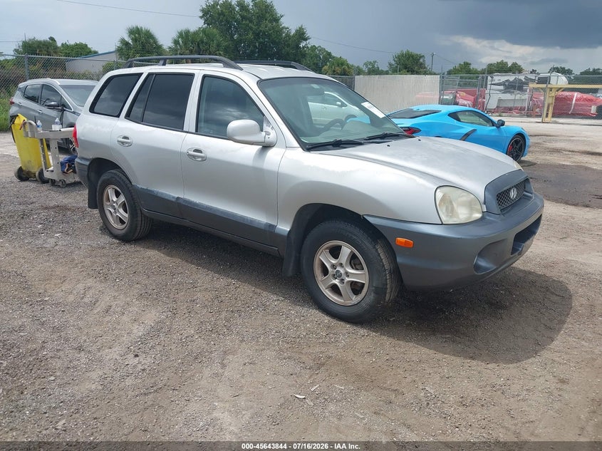 2002 Hyundai Santa fe VIN KM8SC13D22U276580 IAAI salvage auction — NORMAL WEAR, Clear (Florida), sold $75 on 2026-07-29 (photo 1)