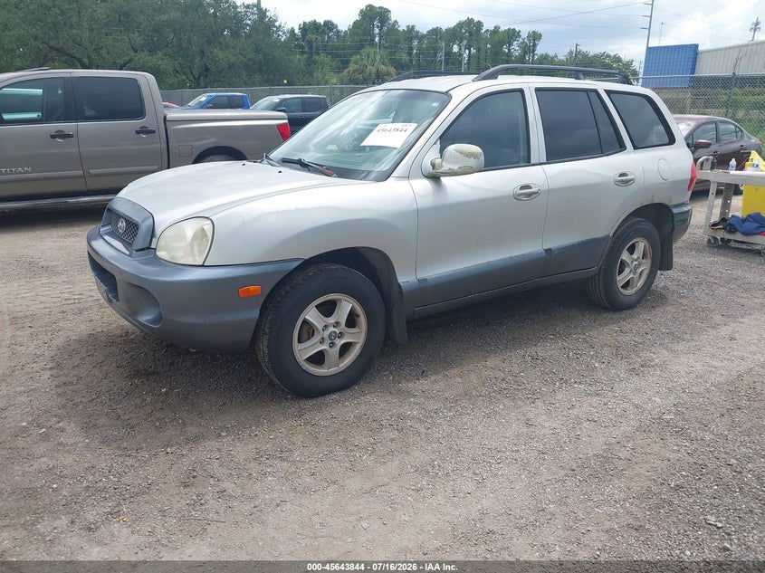2002 Hyundai Santa fe VIN KM8SC13D22U276580 IAAI salvage auction — NORMAL WEAR, Clear (Florida), sold $75 on 2026-07-29 (photo 2)