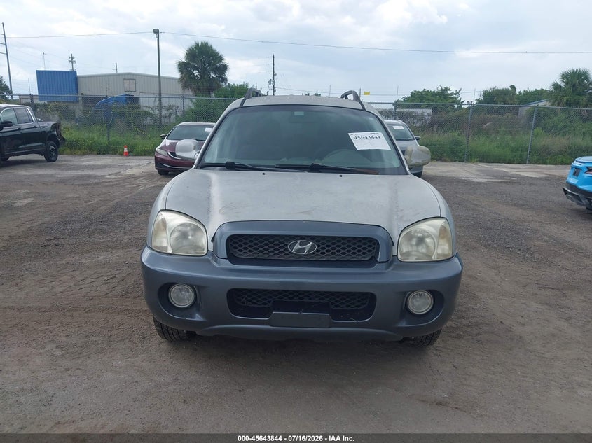 2002 Hyundai Santa fe VIN KM8SC13D22U276580 IAAI salvage auction — NORMAL WEAR, Clear (Florida), sold $75 on 2026-07-29 (photo 6)